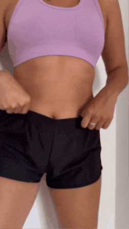 Short Deportivo Velora en acci&oacute;n